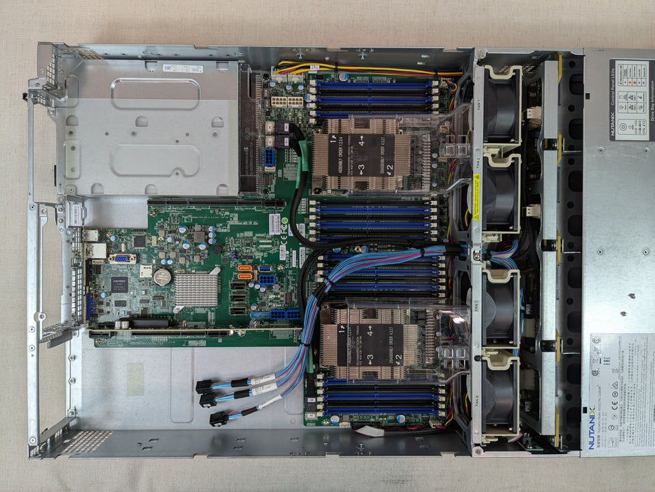 Nutanix NX-8155-G7 / CSE-829 2U 12x 3.5” Server– 2x HS, 2x 1600W, X11DPU-G7-NI22