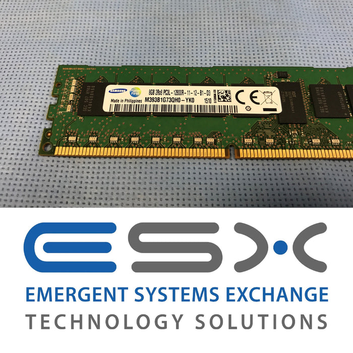 Samsung M393B1G73QH0-YK0 8GB 2Rx8 PC3L-12800R DDR3-1600MHz Memory DIMM