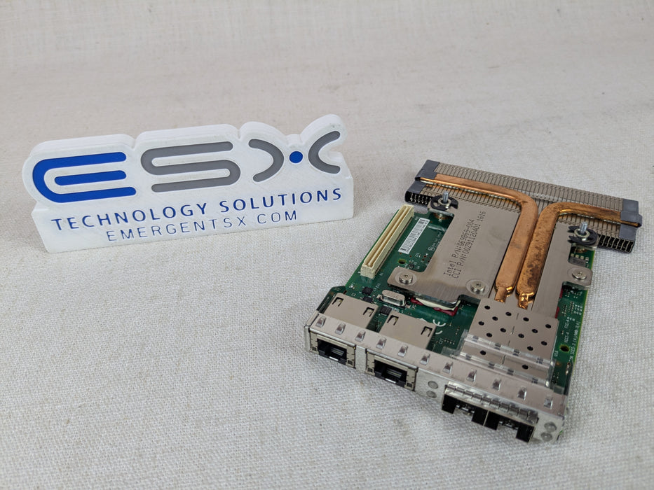 QTY 3 Dell C63DV Intel i350/X520 2x GbE,2x 10G SFP+ NDC Damage SFP port see pics
