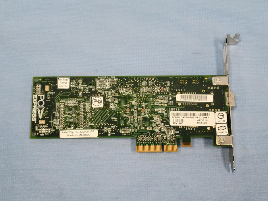 Dell ND407 Emulex LPE1150-E Lightpulse 4GB PCI-E PCIe FC 266MHZ Network Card HBA
