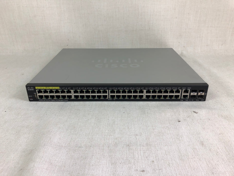 Cisco SG350-52P-K9 52 Port PoE Stackable Managed Switch