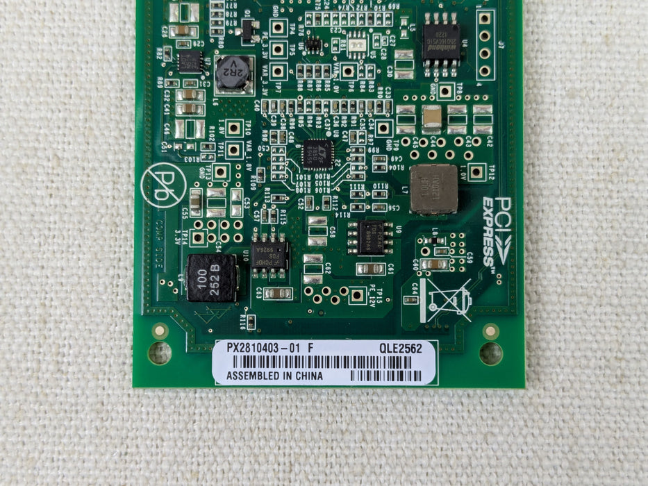 QLogic PX2810403-01 QLE2562 Dual Port 8Gb/s FC HBA w/ SFPs Full Height