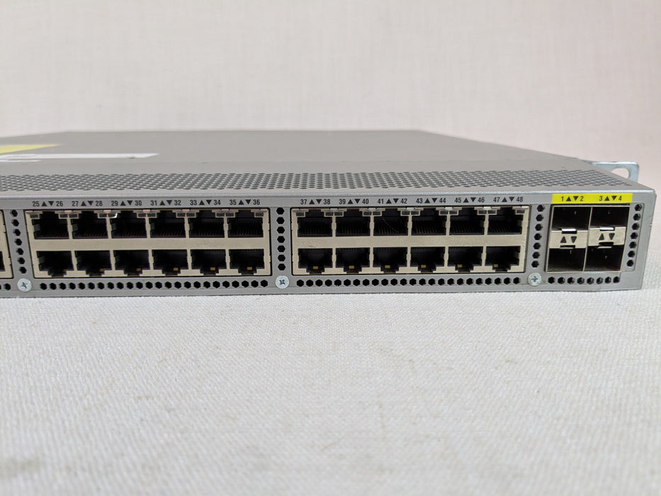 Cisco N3K-C3048TP-1GE Nexus 48x GbE Port Switch - 2x N2200-PAC-400W, Rack Ears