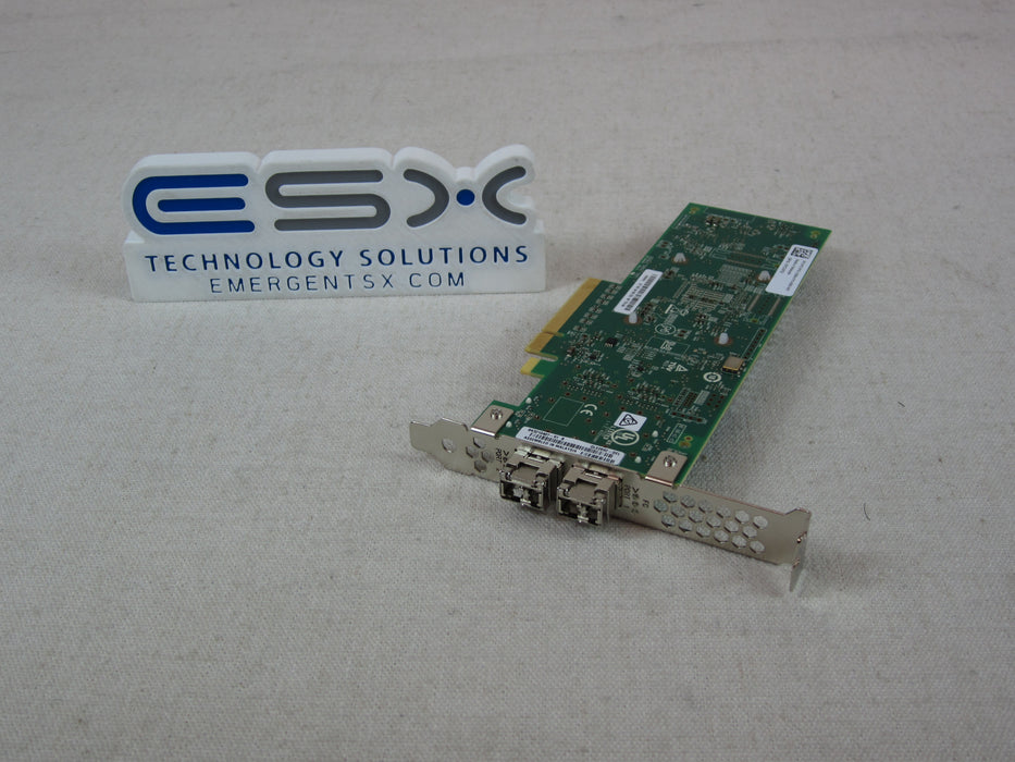 Dell YCVFG QLogic QLE2692 Dual Port 16Gb/s FC HBA w/ SFPs – Full Height