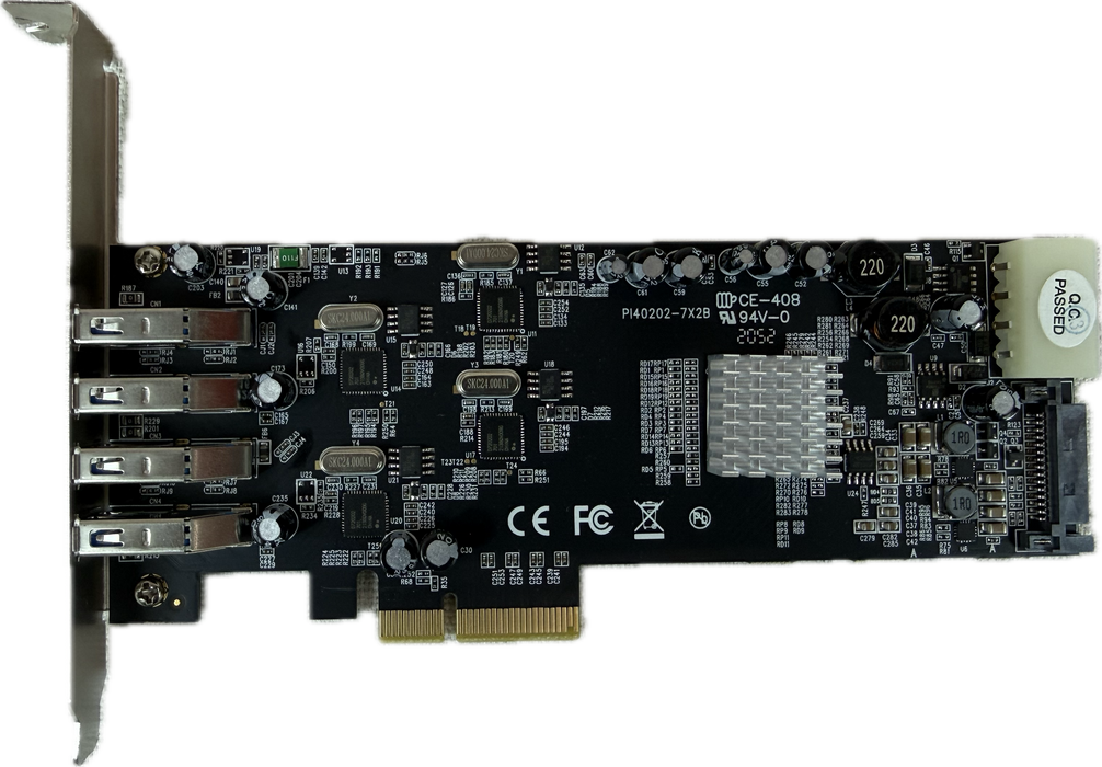 Startech PI40202-7X2B 4-port 5gbps PCIE card | Full height bracket