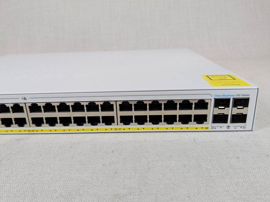 Cisco CBS350-48P-4G 48-Port Gigabit PoE+ Managed Switch