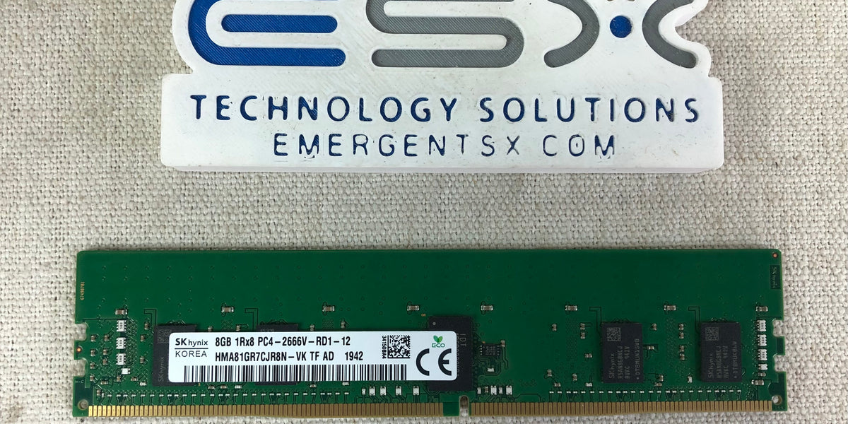 Banco Di Memoria Server Hynix 8GB DDR4 2666V ECC RDIMM 1Rx8 PC4-2666V HMA81GR7CJR8N-VK Usato
