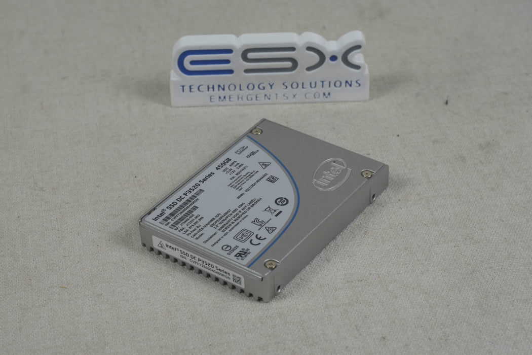 Intel SSDPE2MX450G7 DC P3520 450GB 2.5” MLC PCIe 3.0 x4 U.2 NVMe SSD
