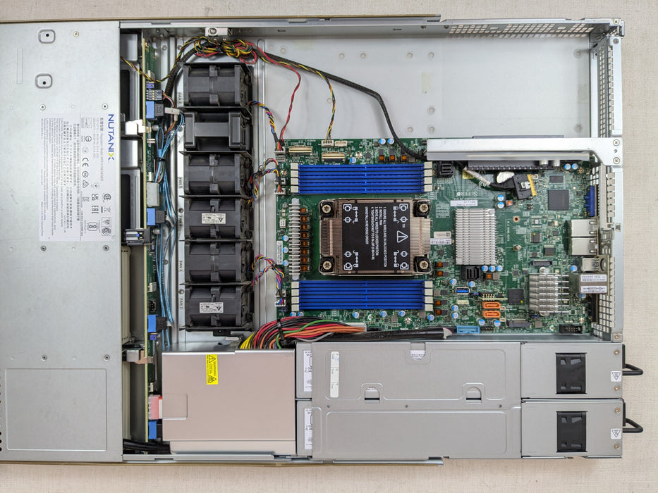 Nutanix NX-1175S-G8 1U 4x 3.5” CTO Server CSE-815 X12SPW-TF – 1x HS, 2x 500W PSU