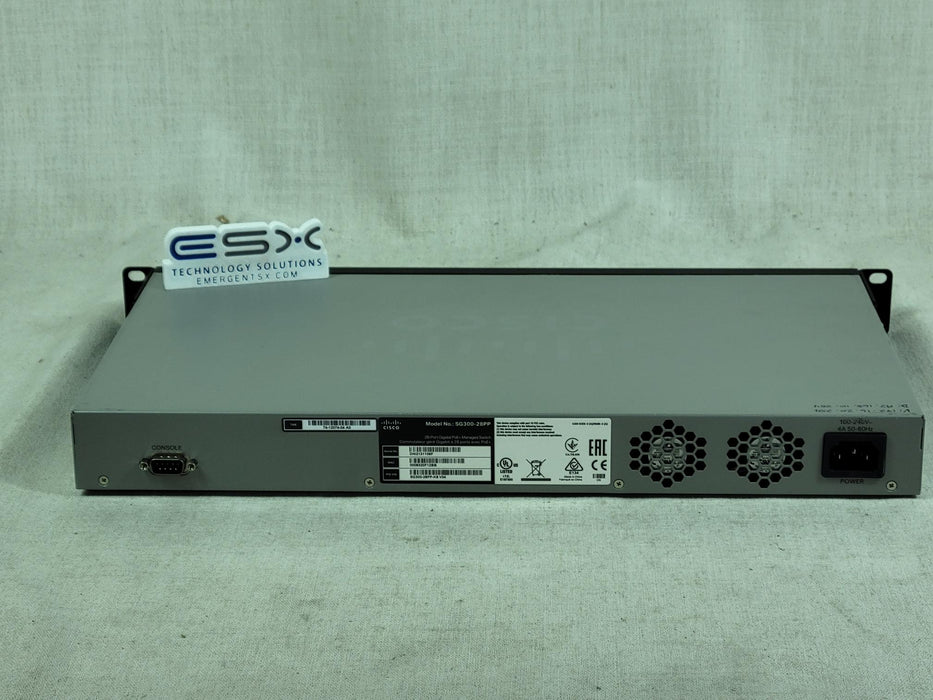 Cisco SG300-28PP-K9 28 Port Gigabit PoE+ Small Business Managed Switch