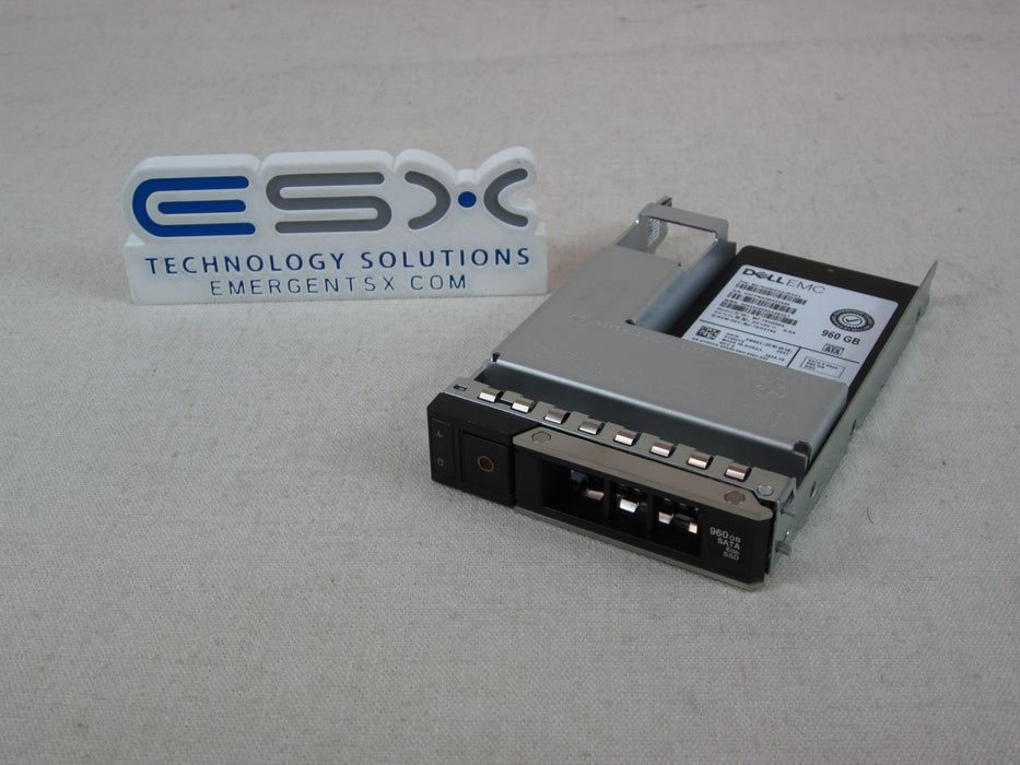 Dell YDHYX 960GB 6Gb/s 2.5” SATA Mix Use SSD MZ-7KH960A w/ 14G 2.5” to 3.5" Tray