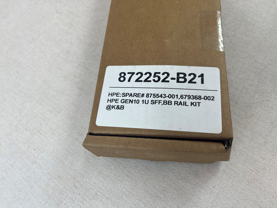 HPE 1U Gen10 SFF BB Rail Kit 872252-B21