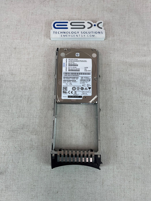 IBM 1.8TB 10K12GB SAS HDD V7000 GEN2 00RX908