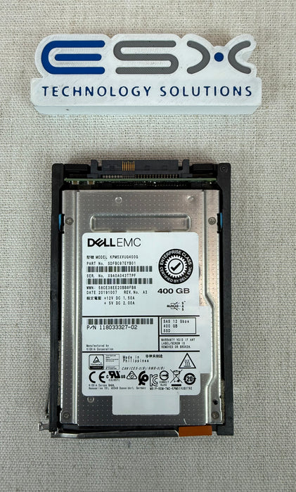 EMC Isilon 005052537 400GB 2.5" 6Gbps SAS SSD|Isilon - 118033327-02
