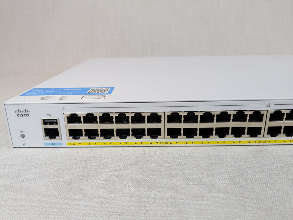 Cisco CBS350-48P-4G 48-Port Gigabit PoE+ Managed Switch