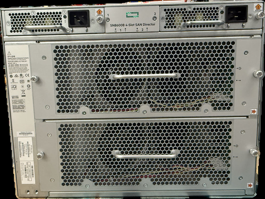 Brocade X6-4 - HPE SN8600B 4-Slot SAN director | Includes Licenses