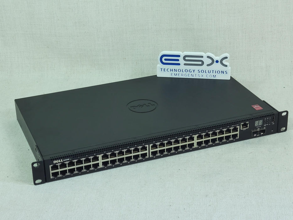 Dell N2048 48 Port Gigabit Ethernet Managed Network Switch w/ Rack Ears