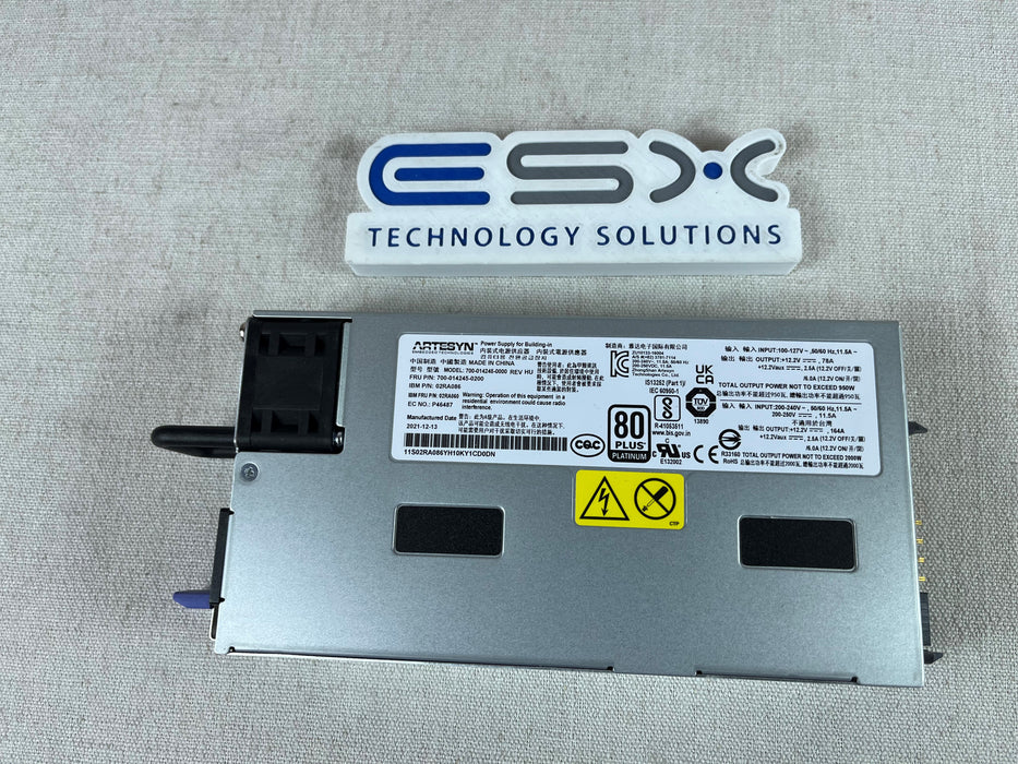 IBM 2000W HOT SWAP PSU 02RA060, 02RA086