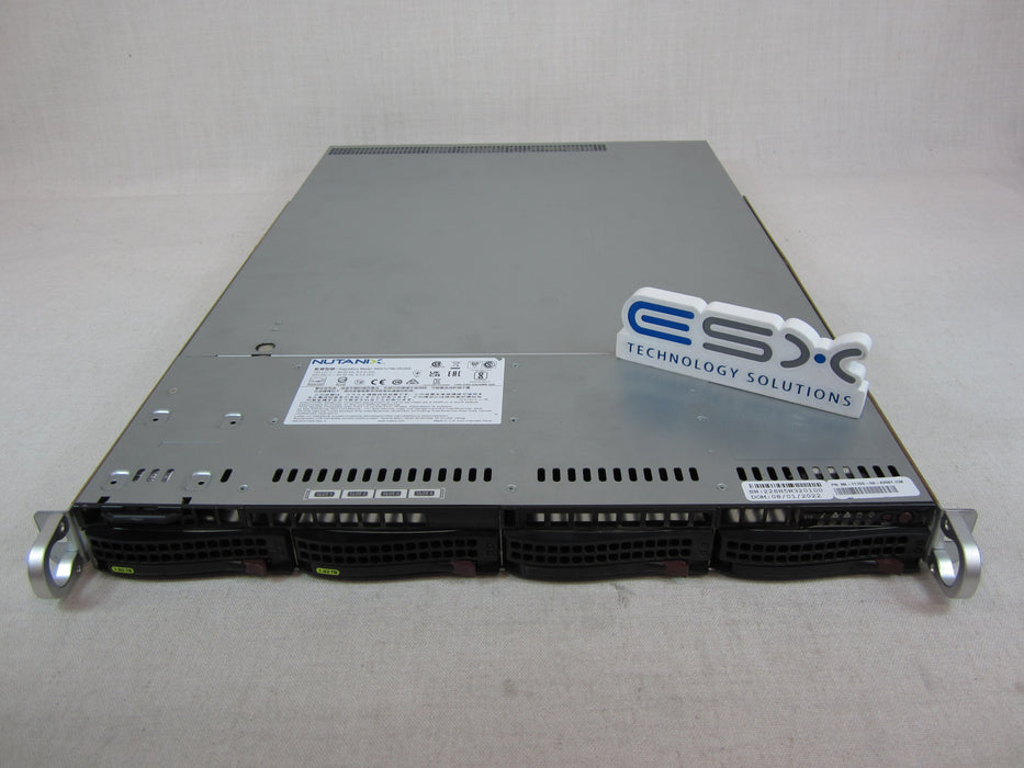 Nutanix NX-1175S-G8 1U 4x 3.5” CTO Server CSE-815 X12SPW-TF – 1x HS, 2x 500W PSU